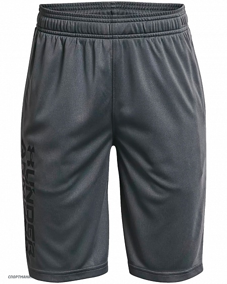 1361818-012 Шорты для бега Under Armour Prototype 2.0 Wordmark Shorts темно-серый