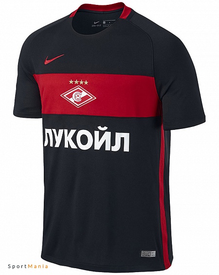 808436-011 Футболка игровая Nike ФК Спартак красный, темно-синий