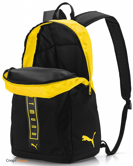 7597601 Рюкзак Puma BVB Fan Backpack черный, желтый