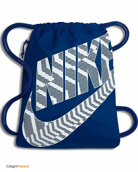 BA5351-422 Рюкзак-мешок Nike синий, белый