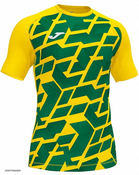 101905.904 Футболка Joma Myskin III желтый, зеленый