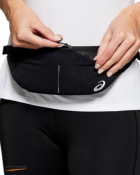 3013A177-001 Сумка на пояс беговая Asics Waist Pouch M черный