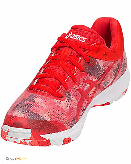 1072A016-614 Женские волейбольные кроссовки Asics Netburner Pro FF (W) красный, белый
