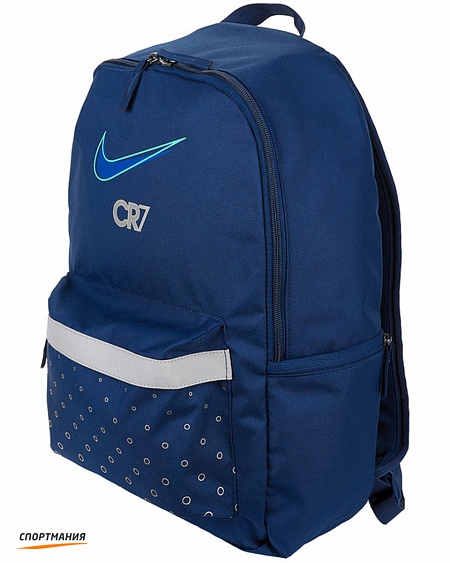 BA6409-492 Рюкзак Nike CR7 Backpack JR темно-синий, синий