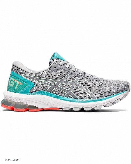 1012A651-024 Беговые кроссовки Asics GT-1000 9 W серый, голубой, белый