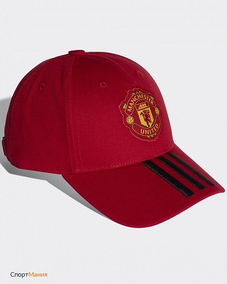 CY5584 Кепка Adidas Manchester United 3-Stripes красный, черный