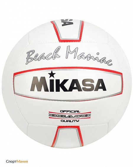 VXS-BM2 Мяч для пляжного волейбола Mikasa VXS белый, красный