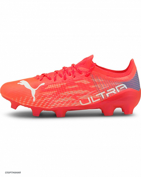 10647702 Бутсы Puma Ultra 1.3 FG/AG красный, белый