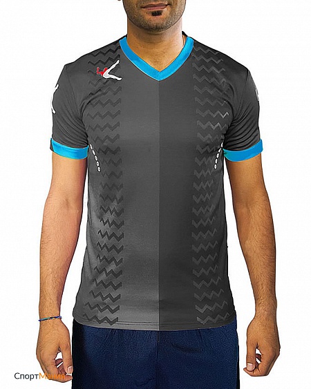 M1114-2305 Футболка игровая Legea Cracovia Gold серый, голубой