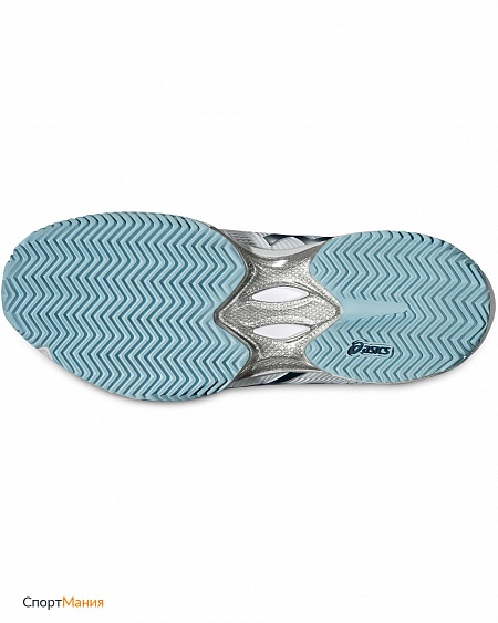 E651N-0161 Кроссовки теннисные Asics Gel-Solution Speed 3 Clay белый, голубой