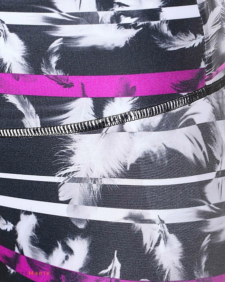 51448917 Тайтсы Puma All Eyes On Me 3/4 Tight белый, черный, розовый