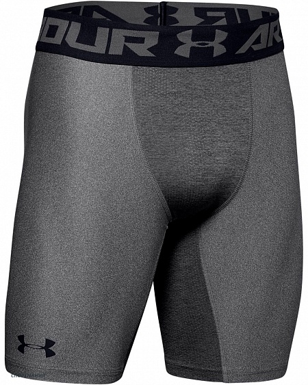 1289568-090 Шорты Under Armour HeatGear 2.0 Long Compression серый, черный