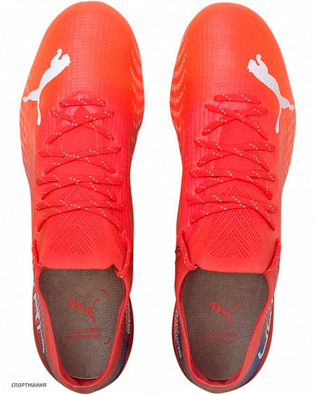 10647702 Бутсы Puma Ultra 1.3 FG/AG красный, белый