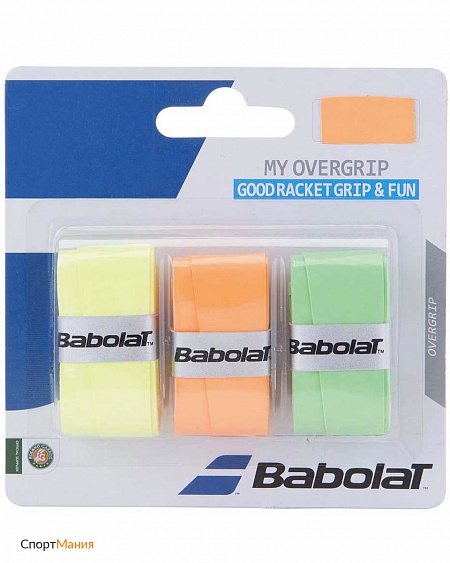 653045-215 Овергрип Babolat My Grip оранжевый, желтый, зеленый