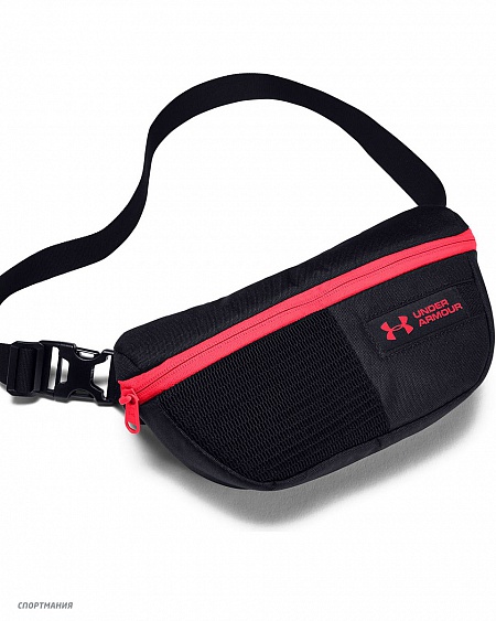 1330979-002 Сумка на пояс Under Armour Waist Bag черный, красный