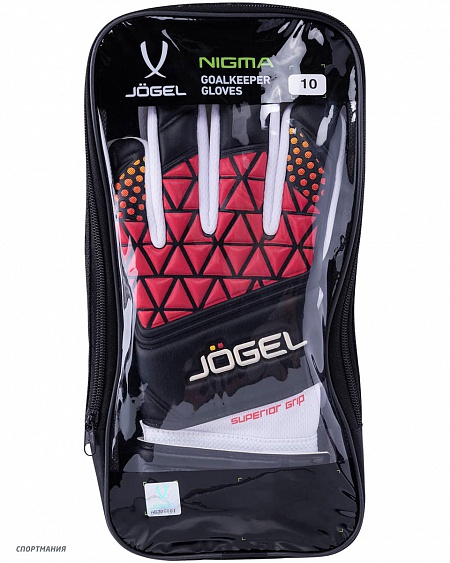 УТ-00018476 Перчатки вратарские Jögel Nigma Pro Training Negative черный, белый, красный, оранжевый
