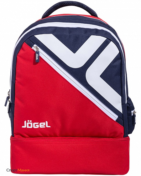 JBP-1903-291 Рюкзак Jogel Double Bottom красный, темно-синий