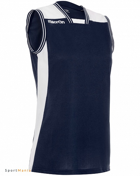 40240701 Баскетбольная майка Macron Radon темно-синий, белый
