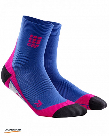 C10W-P4 Женские средние носки CEP C10W синий, розовый