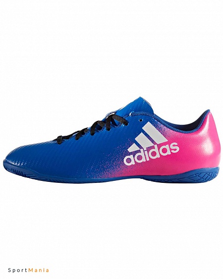 BB5730 Футзалки Adidas X 16.4 детские синий, розовый, белый