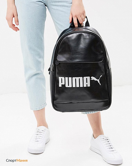7500601 Рюкзак Puma Campus черный, белый