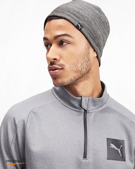 2250303 Шапка Puma Active Fleece Beanie серый