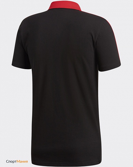 DP2278 Поло Adidas Manchester United Polo черный, красный