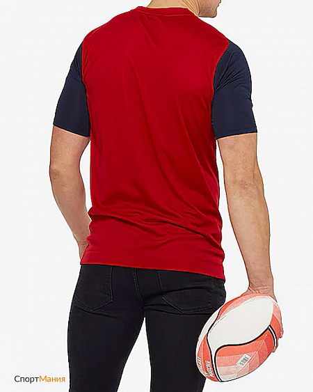 Q-A003570468 Футболка Canterbury RWC19 Poly Tee красный, темно-синий