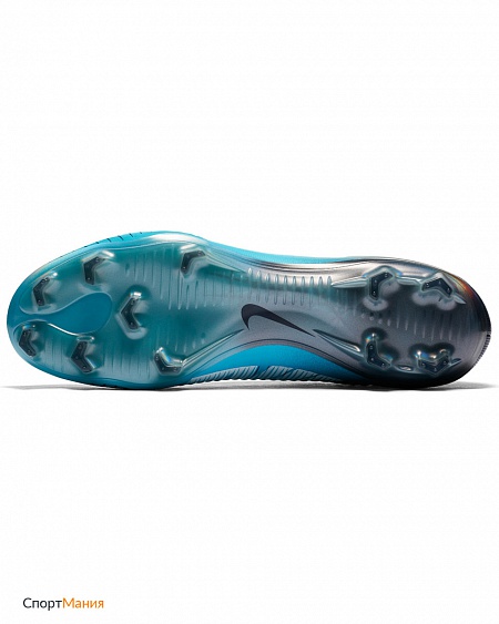 831958-414 Бутсы Nike Mercurial Vapor XI FG голубой, темно-синий