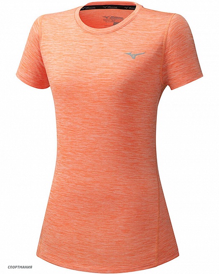 J2GA7721-61 Футболка для бега Mizuno Impulse Core оранжевый