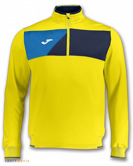 100612.903 Спортивная кофта Joma Crew II желтый, темно-синий, синий