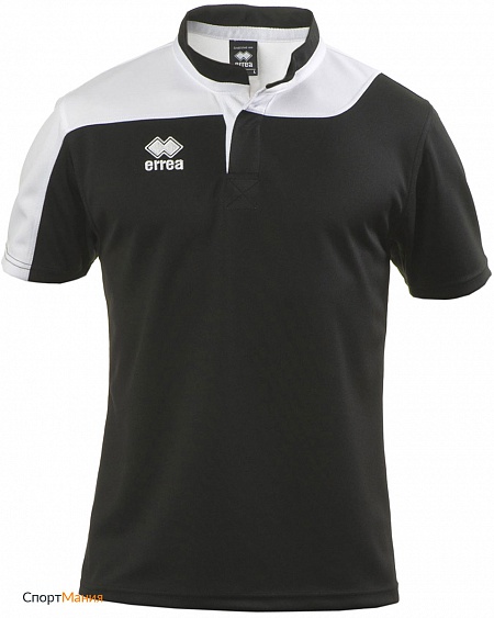 D4020000250 Поло регбийное Errea Capital Shirt Ss черный, белый