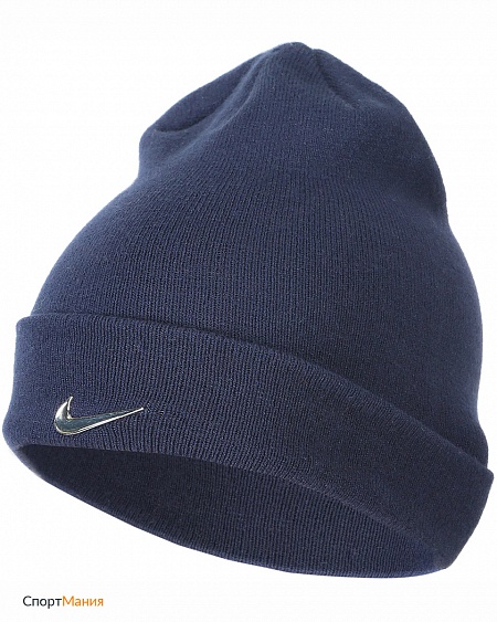 825577-451 Шапка детская Nike Beanie Swoosh темно-синий