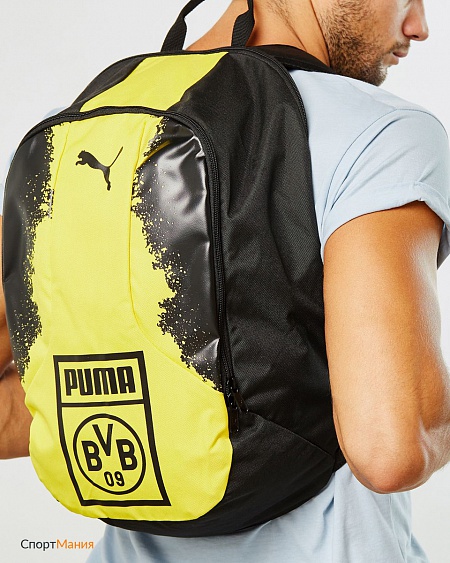 7556701 Рюкзак Puma BVB Fanwear BP желтый, черный