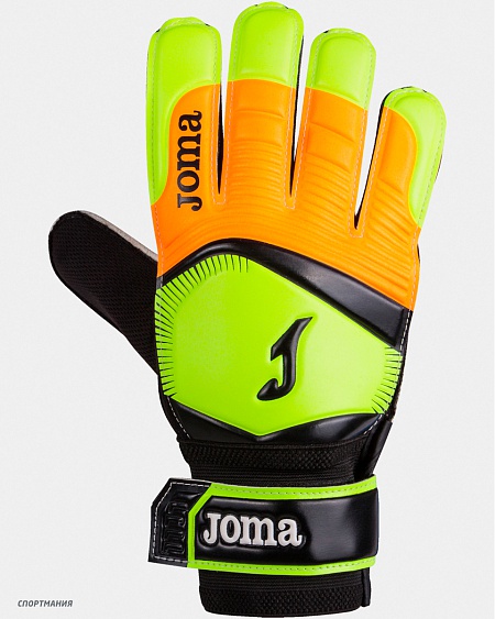 400682.068 Перчатки вратарские Joma Calcio желтый, черный, оранжевый, белый