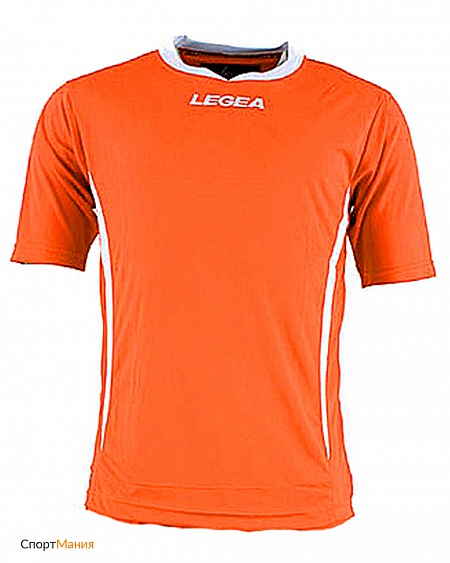 M1086-0110 Футболка игровая детская Legea Dusseldorf оранжевый, черный