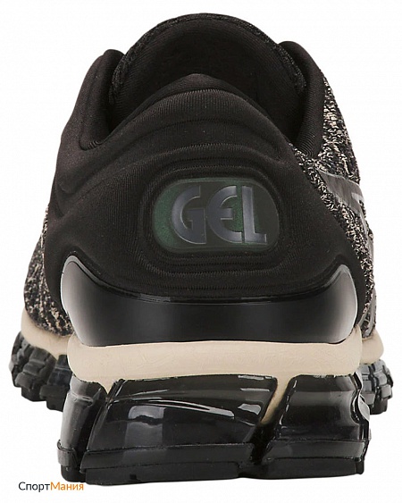 T840N-024 Беговые кроссовки Asics Gel-Quantum 360 Knit 2 серый, черный