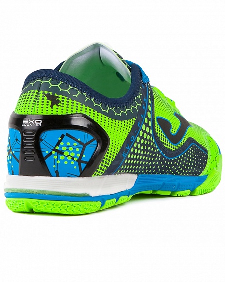 EVOW.711.IN Футзалки Joma Evo Flex светло-зеленый, синий