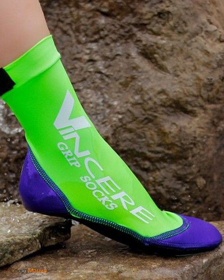 VG-LG Носки для пляжного волейбола Vincere Grip Socks зеленый, фиолетовый