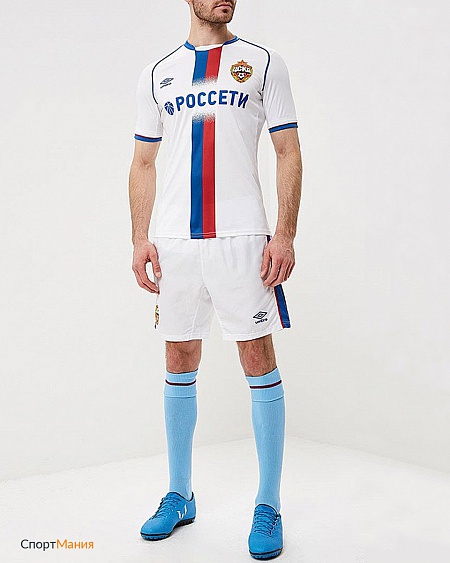 125518 Футболка Umbro CSKA Away Jersey SS белый , синий, красный