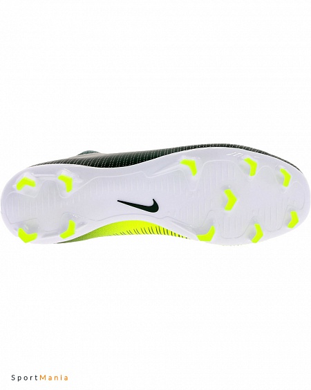852483-376 Бутсы детские Nike Mercurial Superfly V Nike CR7 FG черный, светло-зеленый