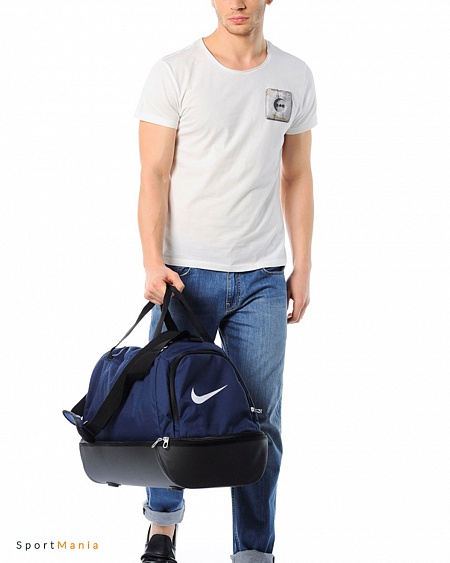 BA5195-410 Сумка с двойным дном Nike Club Team синий, черный