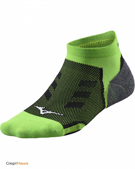 J2GX6A251-35 Беговые носки Mizuno Drylite Race Mid зеленый, черный