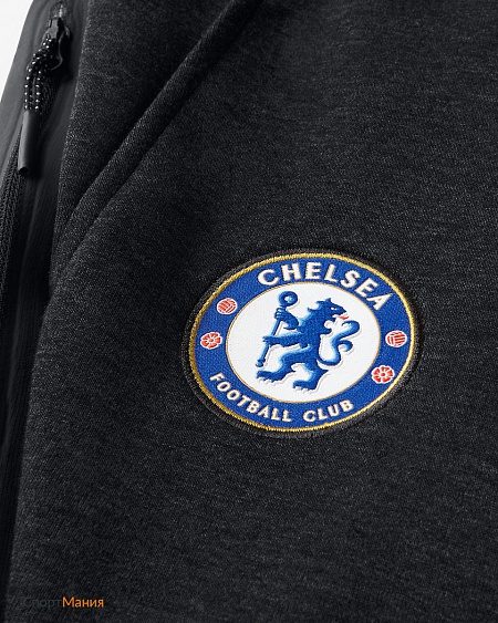 AA1933-036 Мужские джоггеры Nike Chelsey FC Tech Fleece черный, голубой