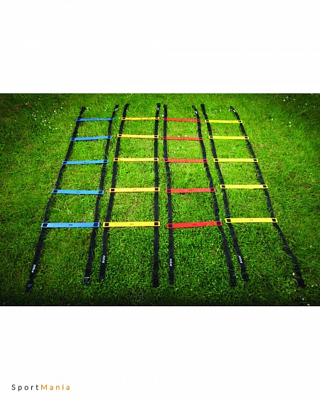 A4003AAA Тренировочная лестница Mitre черный, желтый, красный, голубой