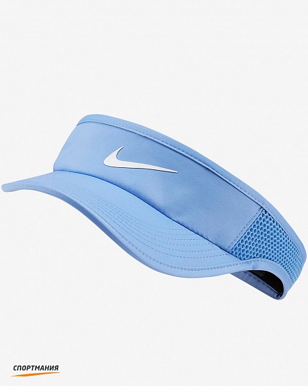 899656-478 Козырек Nike Court Aerobill голубой
