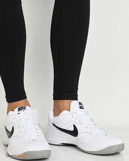 845021-100 Теннисные кроссовки Nike Court Lite белый, черный