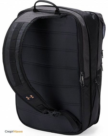 1306059-002 Рюкзак-слинг Under Armour Compel Sling 2.0 черный, серый, золотой