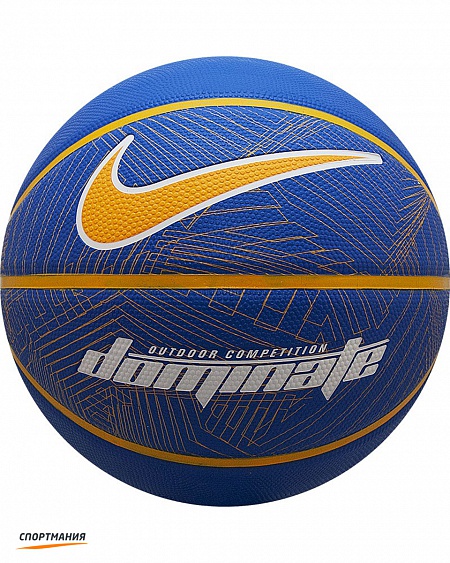N.000.1165.437.07 Мяч баскетбольный Nike Dominate 7 синий, желтый
