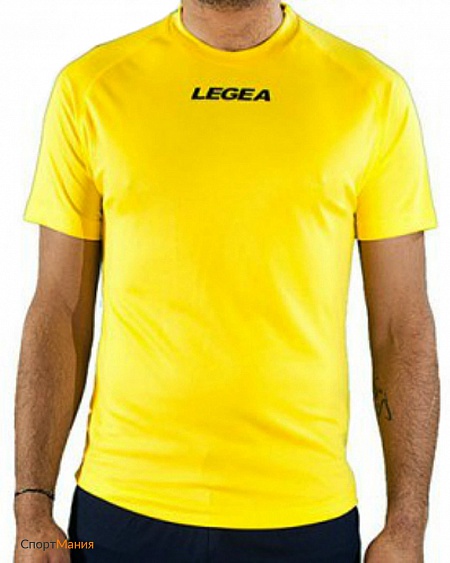 M1062-0007 Футболка игровая детская Legea Lipsia желтый